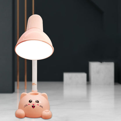 Moderne Cartoon Katze Schüler Augenpflege LED Tischlampe