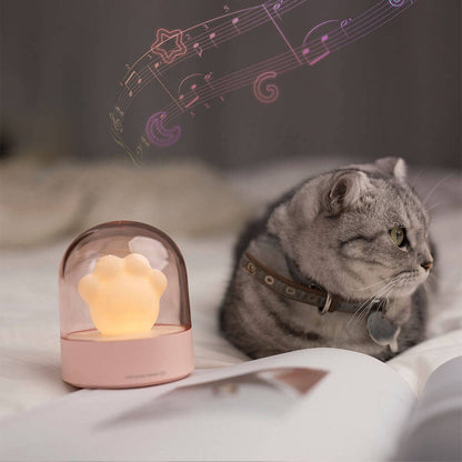 Kreative Cartoon Katze Klaue LED Augen Schutz USB Nachtlicht Tischlampe