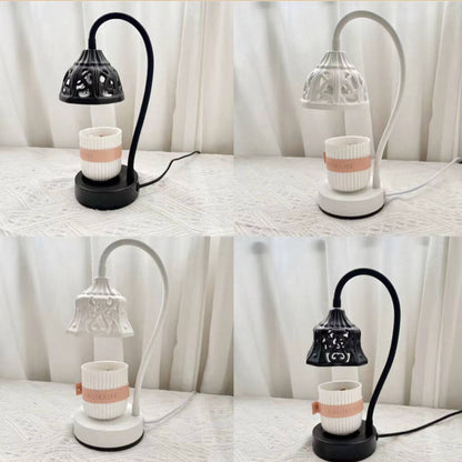 Europäischer Stil Hohles Runddesign Metall 1-Lampe schmelzende Wachstischlampe