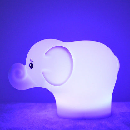 Kreativer Elefant Silikon USB Pat LED Nachtlicht Tischlampe