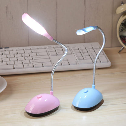 Kreative Mini Macaron Plastik LED Faltbare Augenpflege Batterietischlampe