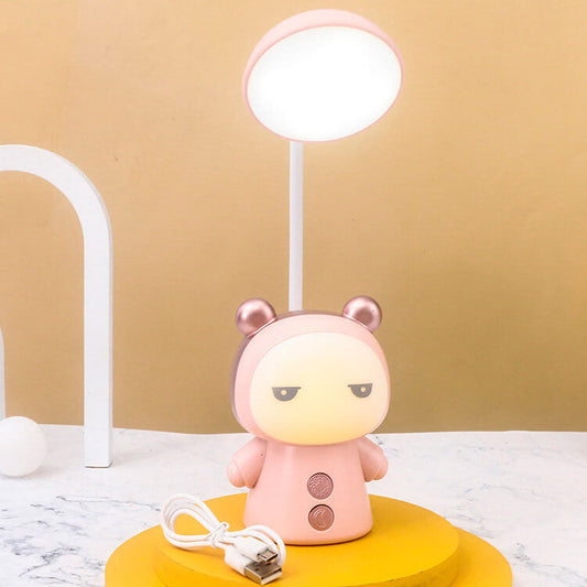 Cartoon Doll ABS Farbige Augenpflege LED Kinder Schreibtischlampe