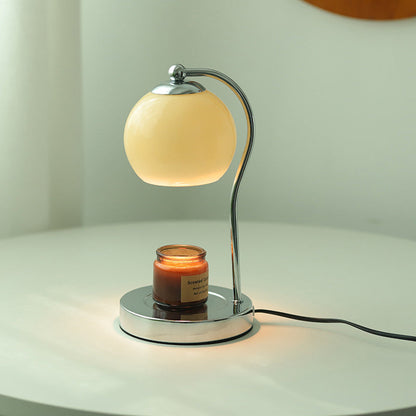 Moderne Minimalistische Orb Eisen Glas 1-Licht Schmelz Wachs Tischlampe Für Schlafzimmer