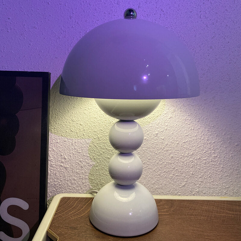 Nordic Mushroom Rund Pod 1-Licht Tischlampe