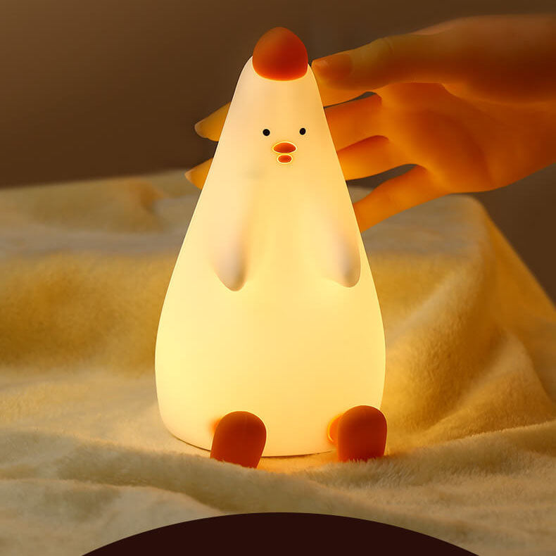 Creative Chick Silikon Pat USB Nachtlicht LED Tischlampe