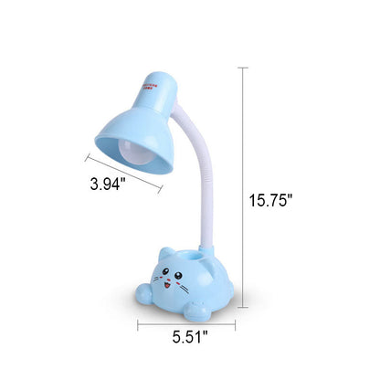 Moderne Cartoon Katze Schüler Augenpflege LED Tischlampe