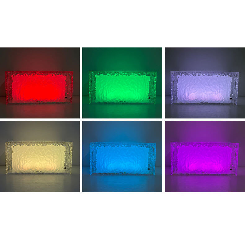 Kreative Eiswürfel Acryl RGB LED dekorative Tischlampe