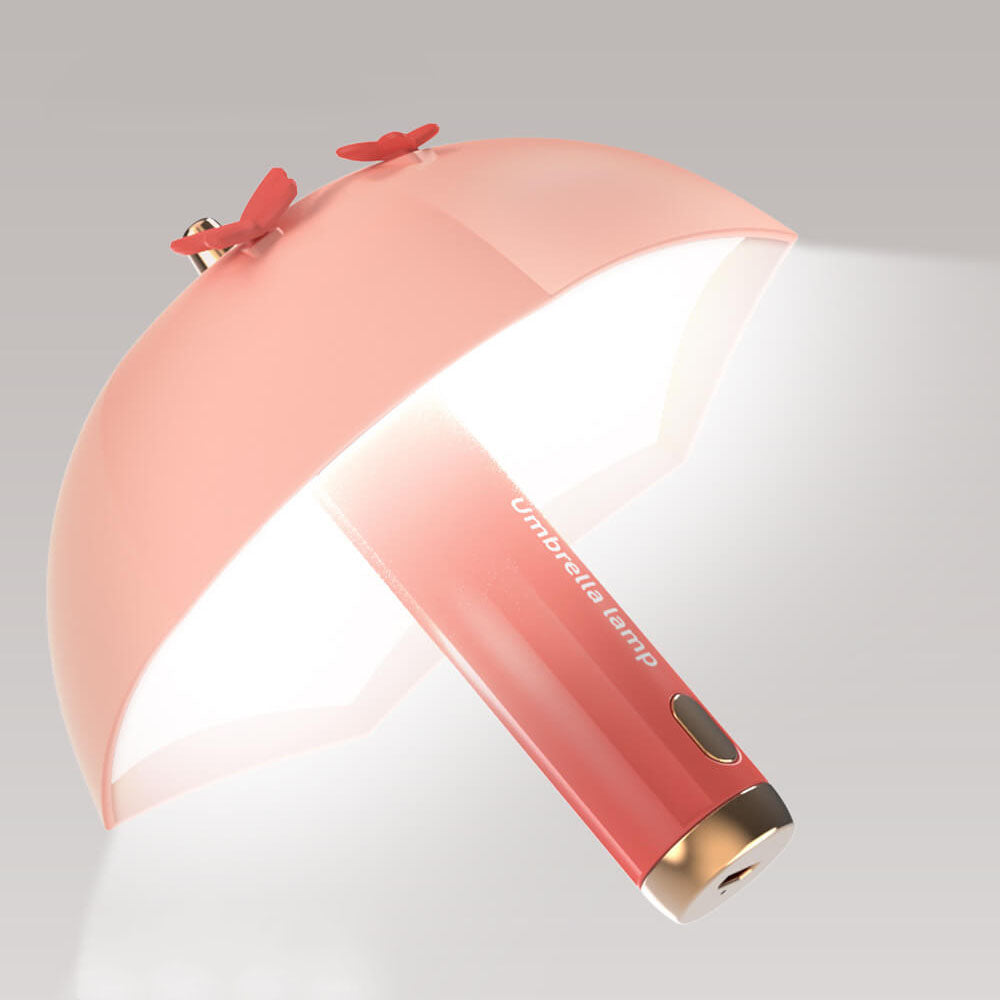 Kreative Smart Umbrella Diamond USB Magnetische LED Augenschutz Schreibtischlampe