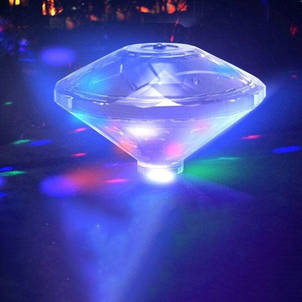 Diamantform wasserdicht RGB Farb LED Tauchlicht Nachtlicht