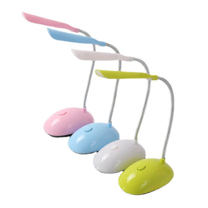 Kreative Mini Macaron Plastik LED Faltbare Augenpflege Batterietischlampe