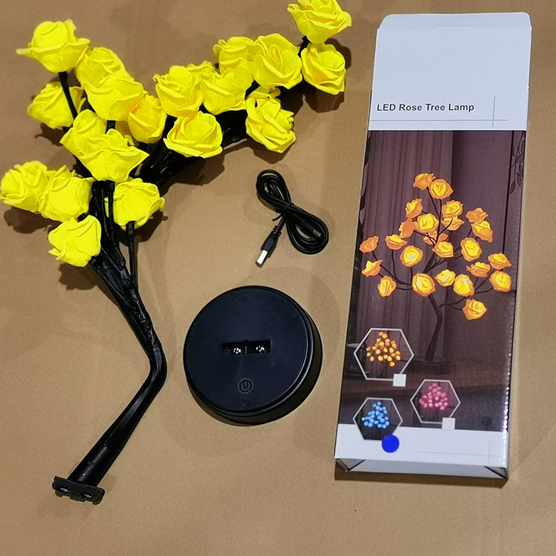 Simulation Tree LED Rose Tree Dekoration Tischlampe