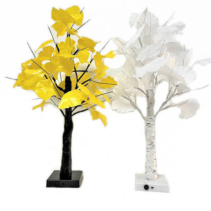 Weihnachts beleuchteter Ginkgo Baum Simulationsbaum Licht Batterie USB Dekoration Tischlampe