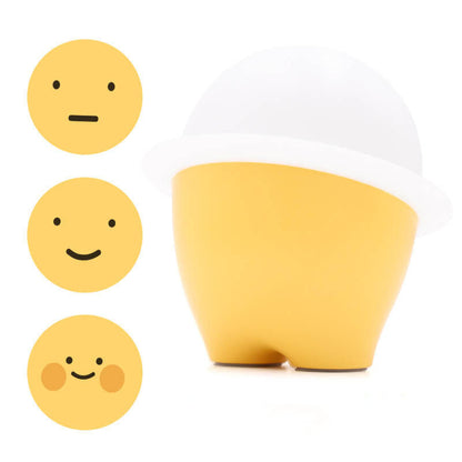 Kreative süße Emoji Silikon LED Nachtlicht Nachttischlampe