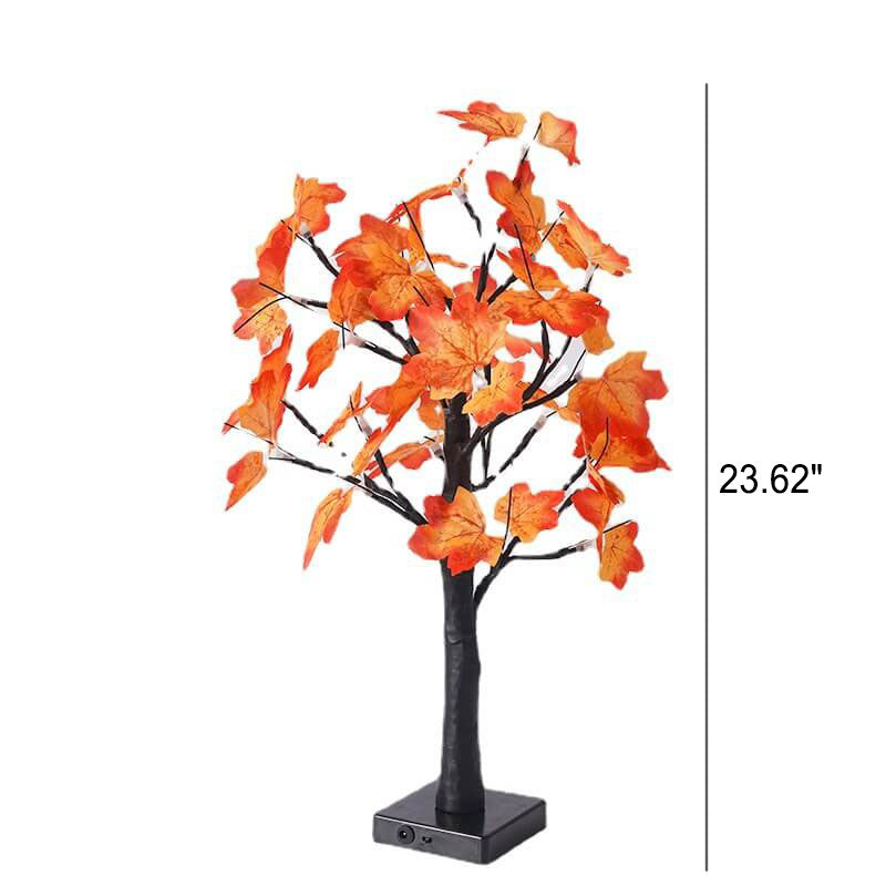 Halloween Baum Licht Kürbis Fledermäuse Simulation Baum Licht USB Batterie Dekoration Tischlampe