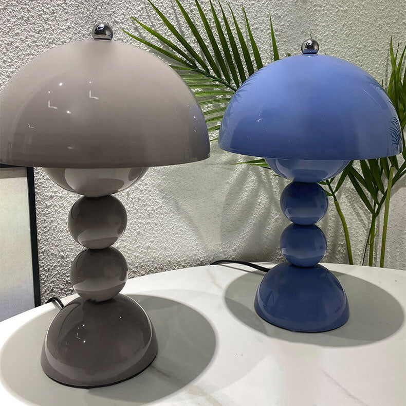 Nordic Mushroom Rund Pod 1-Licht Tischlampe