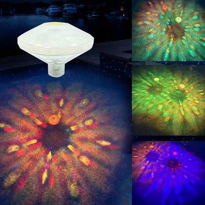 Diamantform wasserdicht RGB Farb LED Tauchlicht Nachtlicht