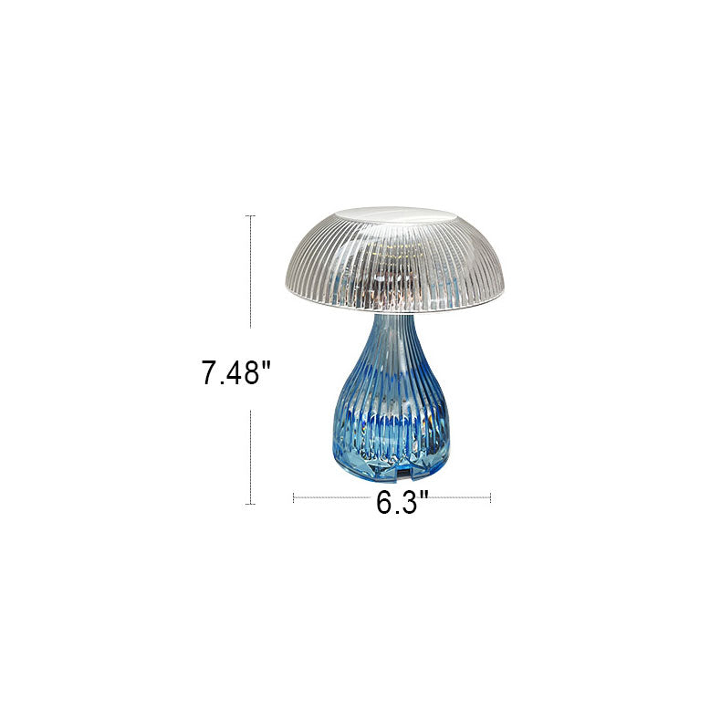 Kreative Acryl Kristall Qualle USB LED Tischlampe