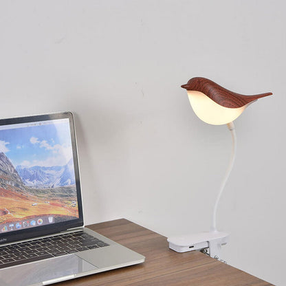 Kreative Vogel Clip USB-betriebene LED Nachtlicht Tischlampe