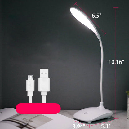 Einfache kreative drehbare Touch-Falt-Schutzlampe mit LED für den Schreibtisch