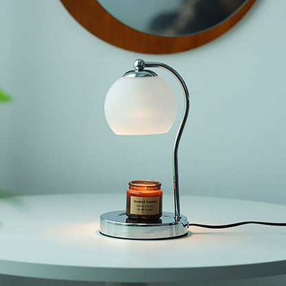 Moderne Minimalistische Orb Eisen Glas 1-Licht Schmelz Wachs Tischlampe Für Schlafzimmer