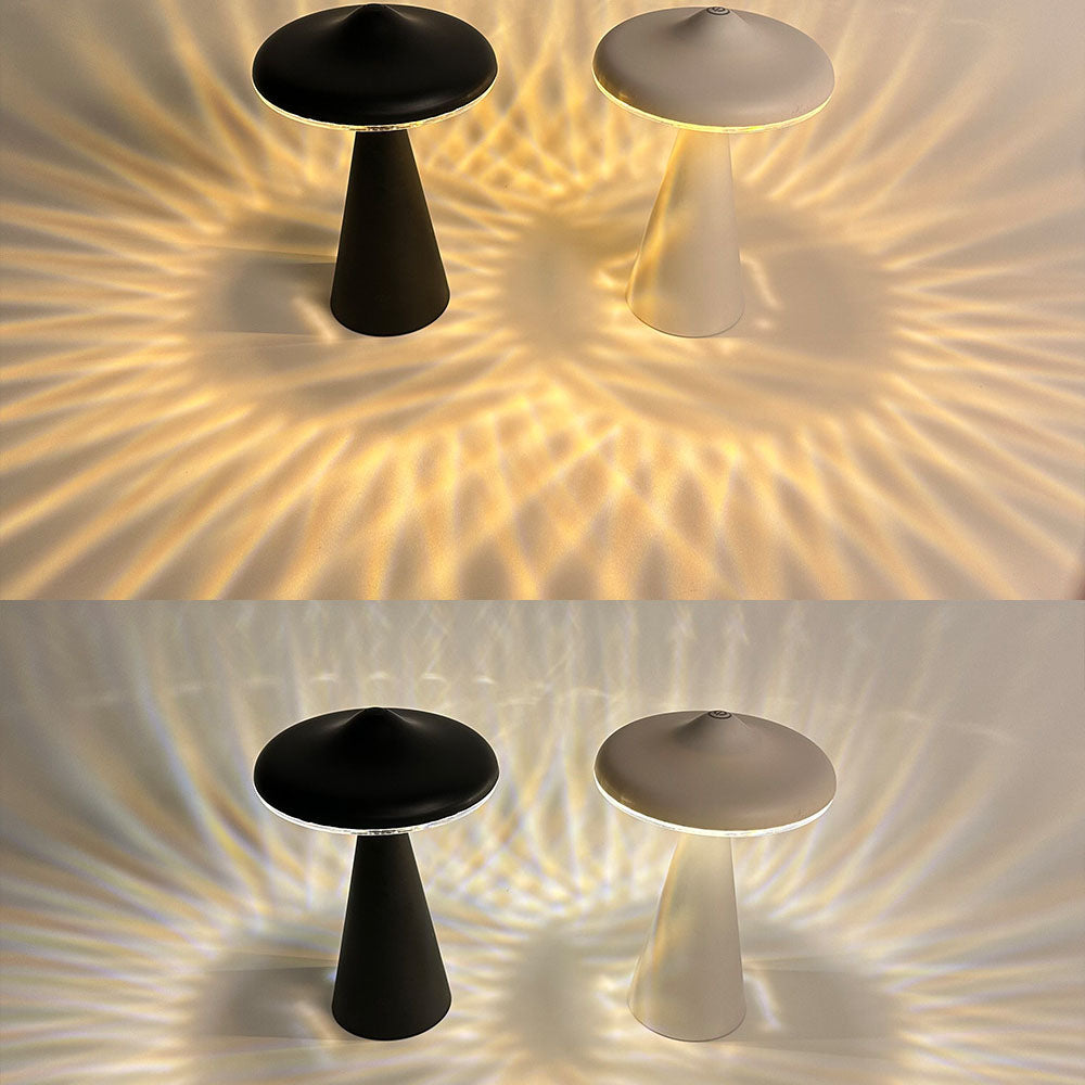 Moderne kreative UFO USB wiederaufladbare LED Nachttischlampe