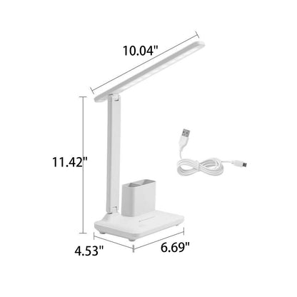 Einfacher Faltbarer Stifthalter USB Augenschutz LED Leselampe für den Schreibtisch