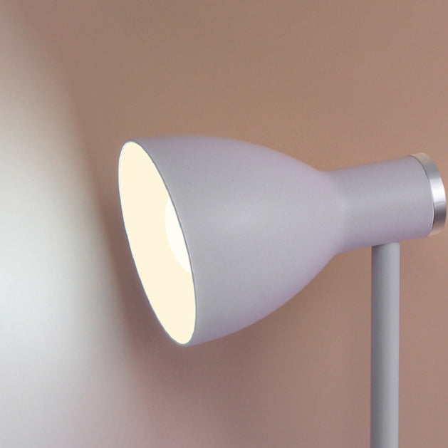 Moderne Minimalistische Runde Basis Horn Kunststoff ABS LED Tischlampe Für Schlafzimmer