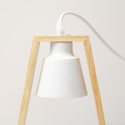 Japanischer minimalistische Holz Eisen Schirm Duftkerze 1-Licht schmelzende Wachs Tischlampe