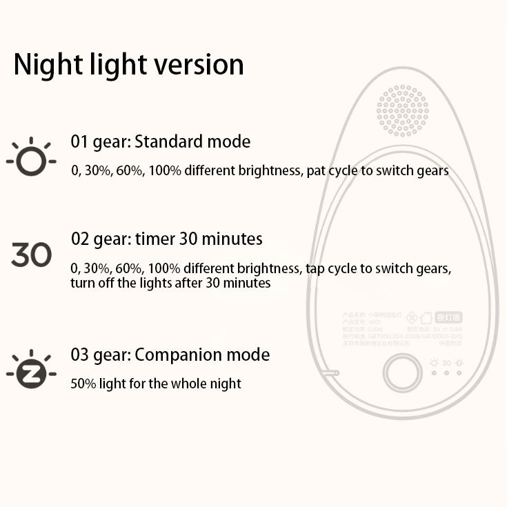 Kreative süße Ente Silikon USB LED Nachtlampe Tischlampe