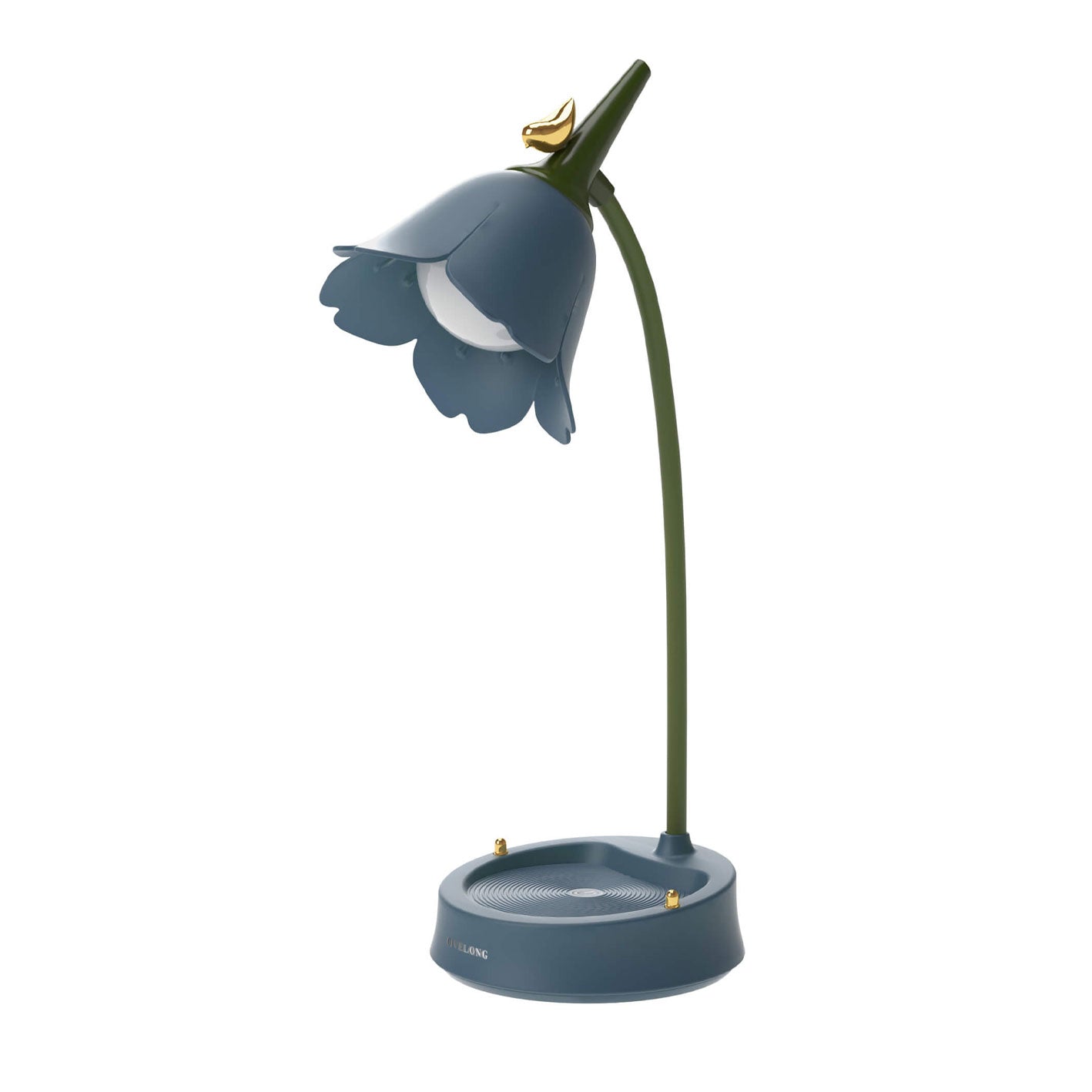 Kreative ABS Blumen- und Vogel-Design LED Tischlampe