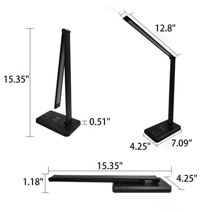 Einfache faltbare kabellose wiederaufladbare LED-Augen-Schutz-Lese-Tischlampe