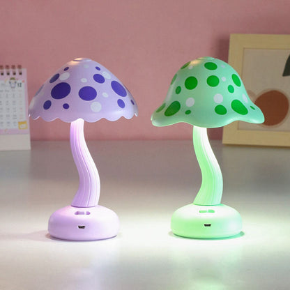 Moderne kreative Pilz Kinder USB aufladbare LED Tischlampe