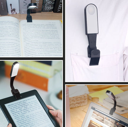 USB Clip Light Wiederaufladbar Unendlich Dimmbar Touch LED Lese Schreibtischlampe