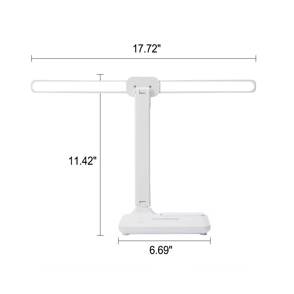 Augenschutz Kreative Doppelkopf Multi-Winkel Einstellbare LED Tischlampe