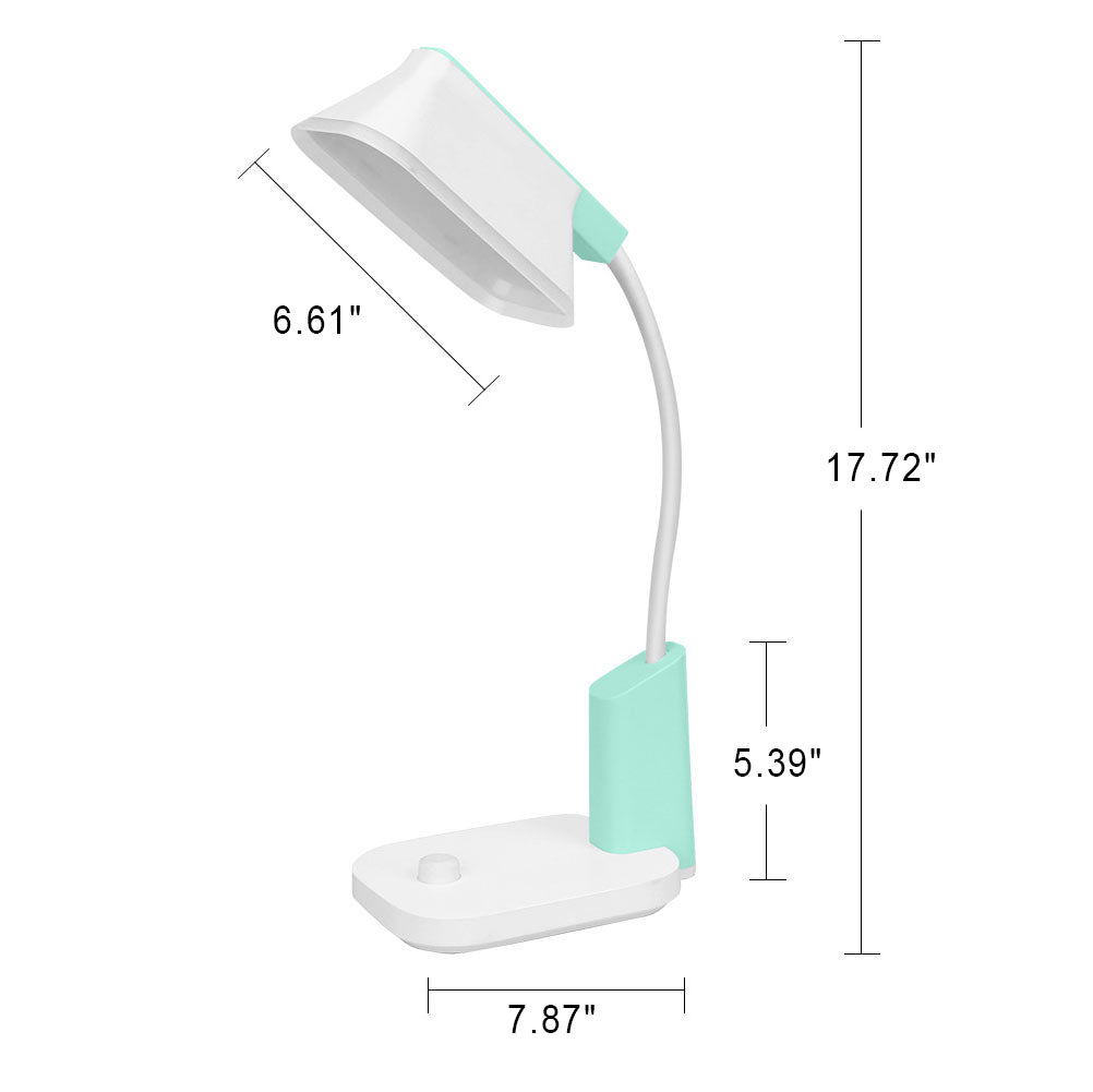 Einfache Hose USB Knopf einstellbare LED Lese-Schreibtischlampe