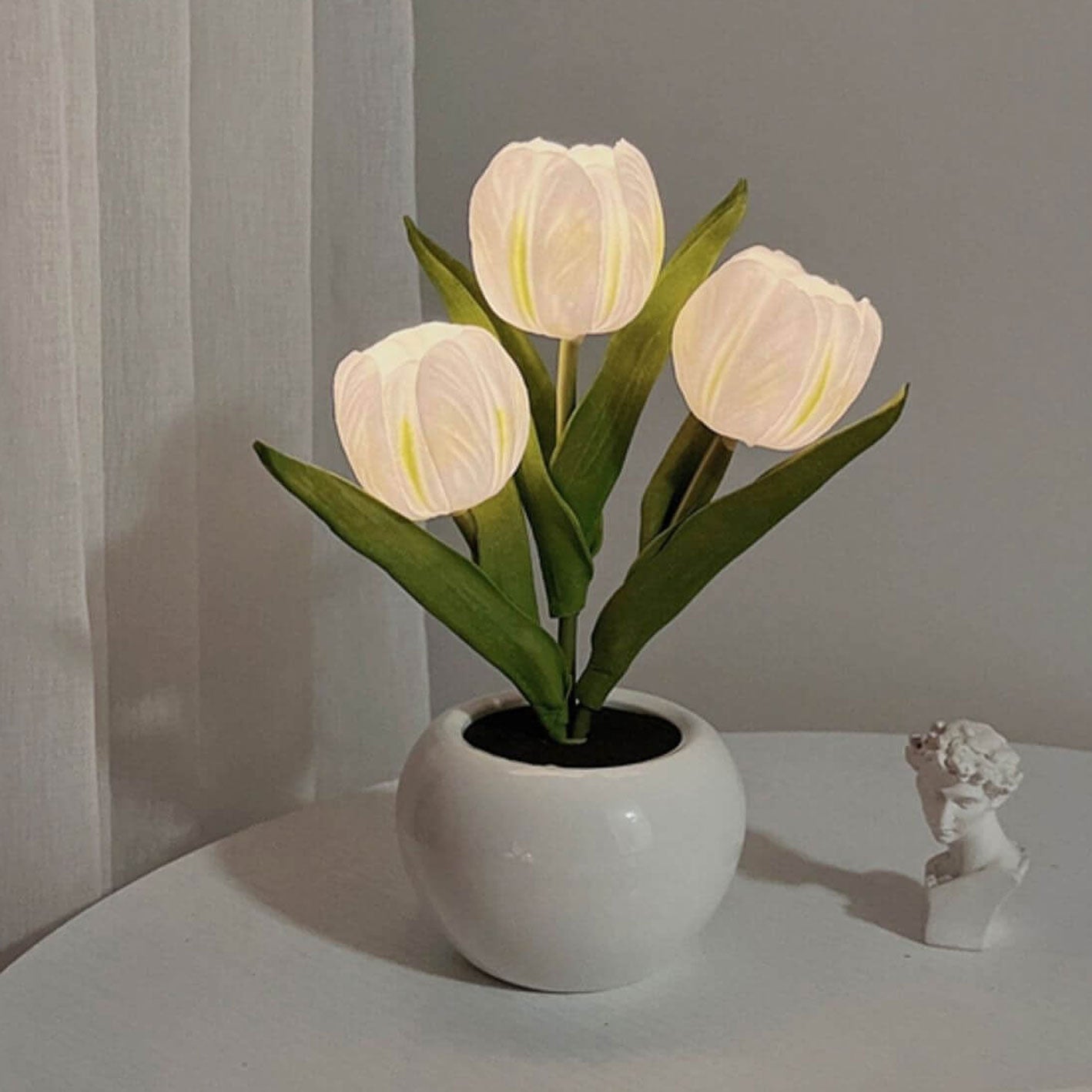 Tulpen Nachtlicht Simulierte Blumenstrauß Dekorative Ambient LED Tischlampe