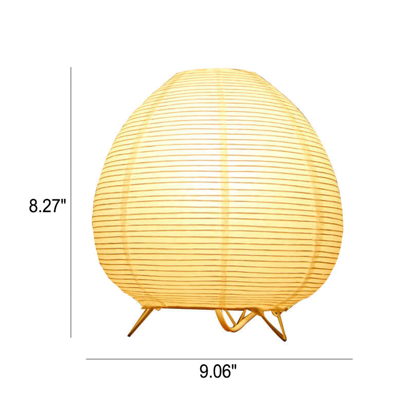 Nordic Minimalist Xuan Papierlaterne 1-Licht Tischlampe