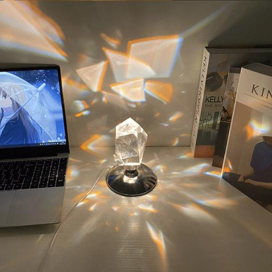 Diamant Kristall Luxus Ambient LED Nachttischlampe