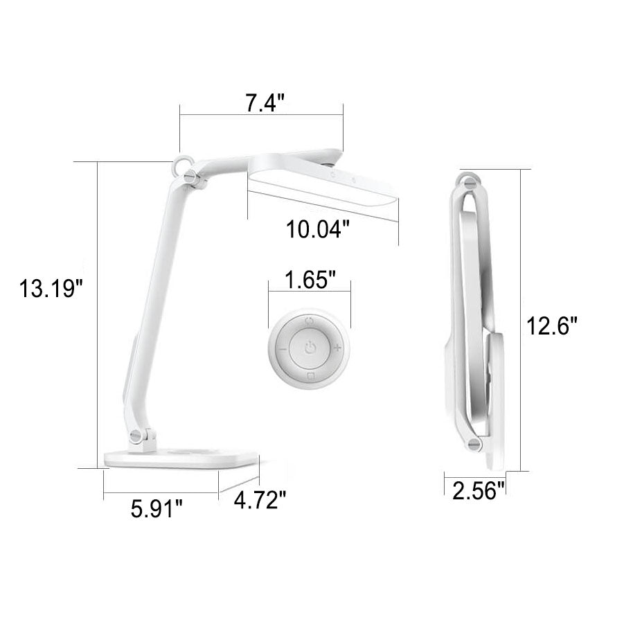 Moderne Studenten-Augen-Schutz USB-Lade faltbare LED-Schreibtischlampe