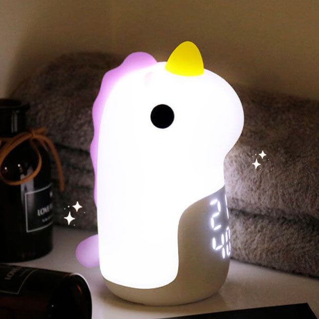 Cartoon Einhorn Timer Wecker LED Nachtlicht