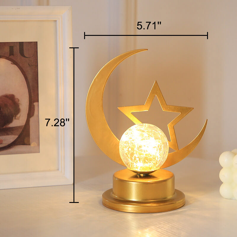 Muslim Eid Mond Schloss LED Nachtlicht Dekorat lamp