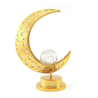 Muslim Eid Mond Schloss LED Nachtlicht Dekorat lamp