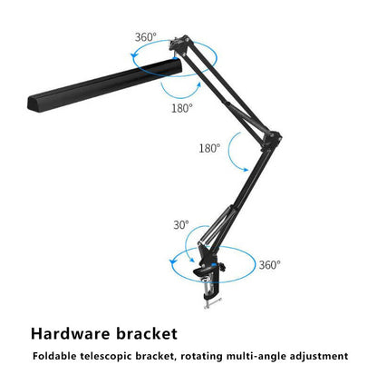 LED faltbare lange Arm Clip Augen schützende USB Leselampe