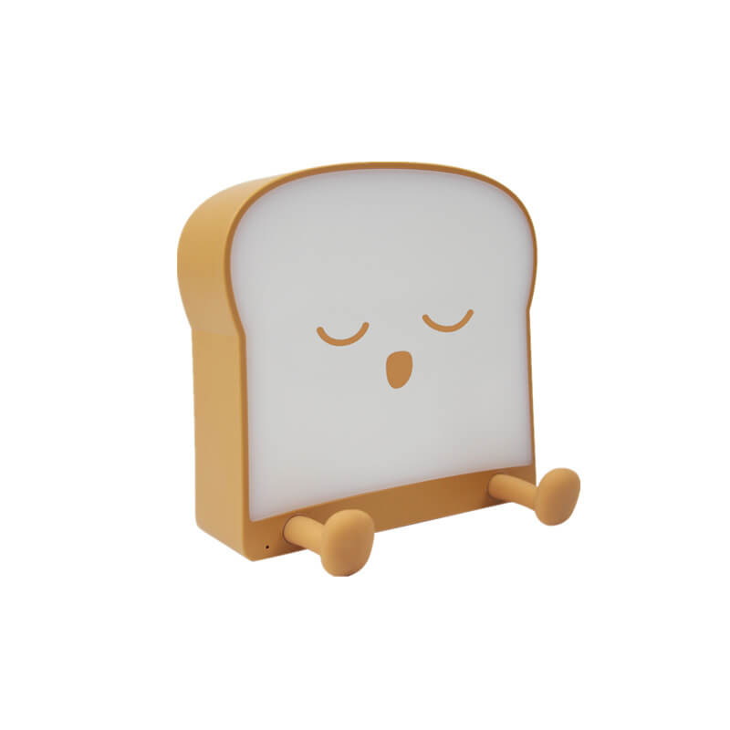 Süße Toastbrot Nachtlicht USB Pat Timer Nachttischlampe