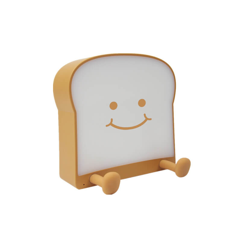 Süße Toastbrot Nachtlicht USB Pat Timer Nachttischlampe