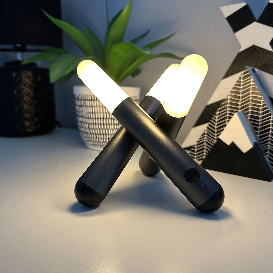 Akku Abstract Modern Trio Tischlampe