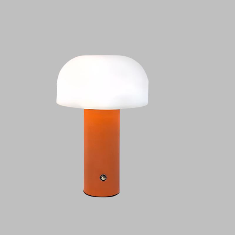 Design Pilz Tischlampe Dimmbar Kabellos 15cm Acryl