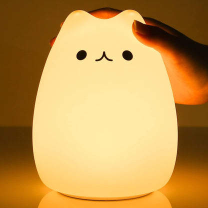 Lampe - Kitty Cute Silikon LED Nachtlicht