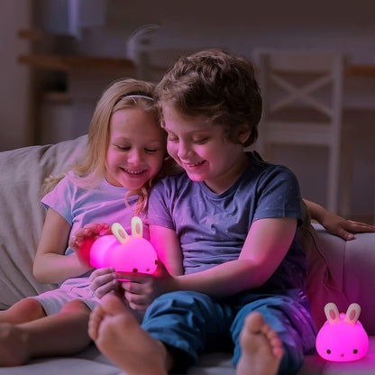 Lampe - Bunte Touch-Sensor-Hasen LED-Nachtlampe