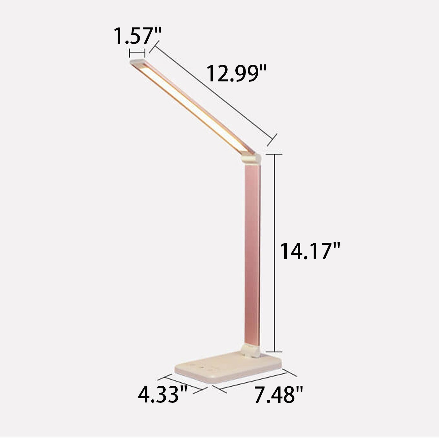 Nordic Creative Folding Touch Dimmbar LED Schreibtischlampe